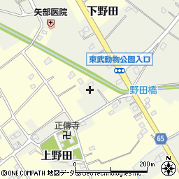 埼玉県白岡市上野田597周辺の地図