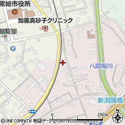 茨城県常総市水海道淵頭町3036周辺の地図