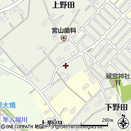 埼玉県白岡市上野田492周辺の地図