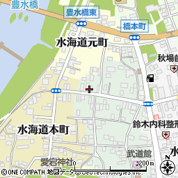 茨城県常総市水海道栄町3435-2周辺の地図