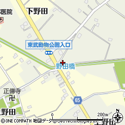 埼玉県白岡市上野田1385-2周辺の地図