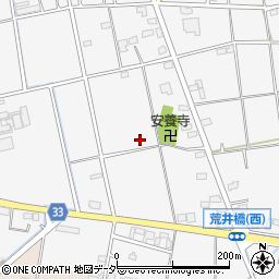 埼玉県吉見町（比企郡）江和井周辺の地図