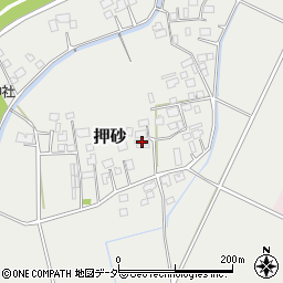 茨城県つくばみらい市押砂137周辺の地図