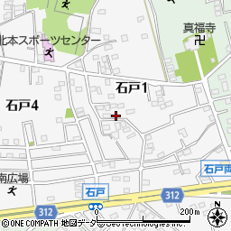 埼玉県北本市石戸1丁目120周辺の地図