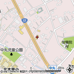 イエローハット北本中丸店周辺の地図