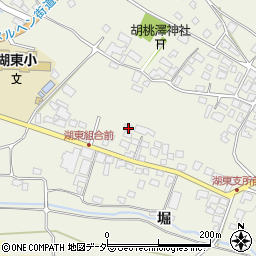 長野県茅野市湖東堀5007-4周辺の地図