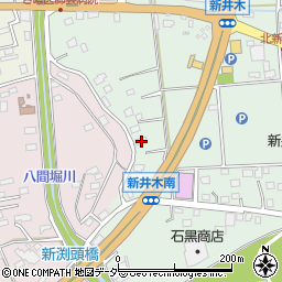 茨城県常総市新井木町3周辺の地図