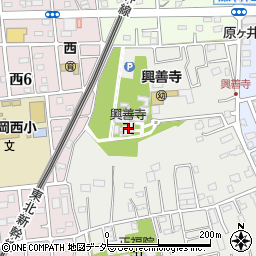 興善寺周辺の地図