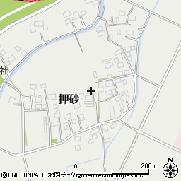 茨城県つくばみらい市押砂139周辺の地図