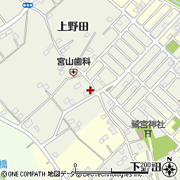 埼玉県白岡市上野田516-7周辺の地図