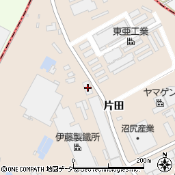 茨城県つくば市片田490-2周辺の地図