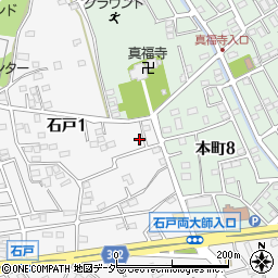 埼玉県北本市石戸1丁目175周辺の地図