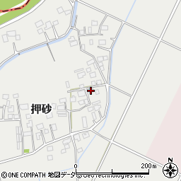 茨城県つくばみらい市押砂119周辺の地図