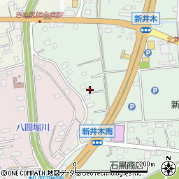 茨城県常総市新井木町4周辺の地図