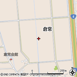 埼玉県春日部市倉常周辺の地図