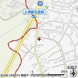 茨城県稲敷郡阿見町荒川本郷1319-3周辺の地図