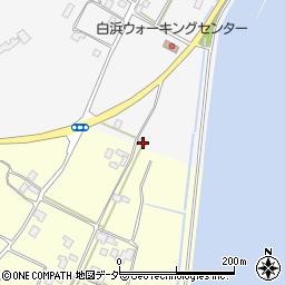 茨城県行方市白浜3周辺の地図