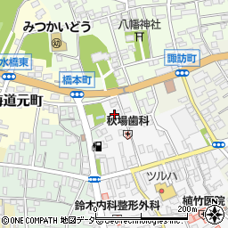 茨城県常総市水海道宝町3383周辺の地図