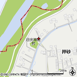 茨城県つくばみらい市押砂720周辺の地図