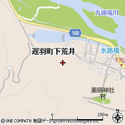 福井県勝山市遅羽町下荒井周辺の地図