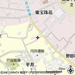 千葉県野田市平井236周辺の地図