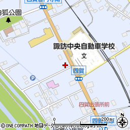 長野県諏訪市四賀普門寺569周辺の地図