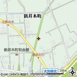 茨城県常総市新井木町291周辺の地図