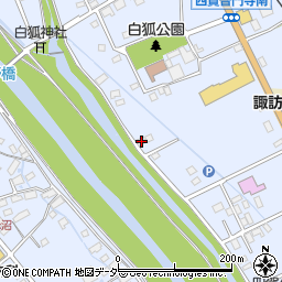 長野県諏訪市四賀普門寺520周辺の地図