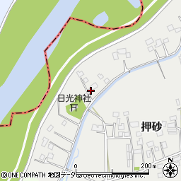 茨城県つくばみらい市押砂719周辺の地図