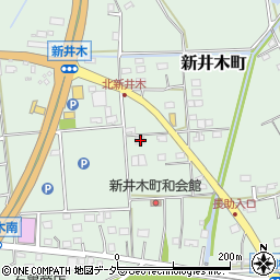 茨城県常総市新井木町206周辺の地図