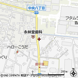 茨城県稲敷郡阿見町若栗1周辺の地図