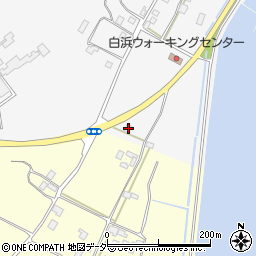 茨城県行方市白浜69周辺の地図