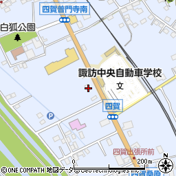 長野県諏訪市四賀普門寺574周辺の地図
