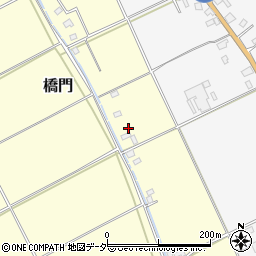 茨城県行方市橋門94周辺の地図
