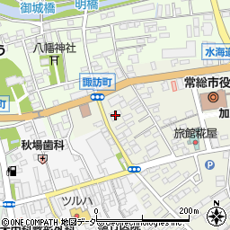 茨城県常総市水海道諏訪町3277周辺の地図