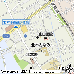 埼玉県北本市緑周辺の地図