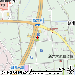 茨城県常総市新井木町102周辺の地図