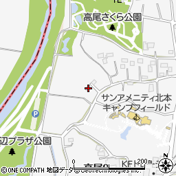 埼玉県北本市高尾9丁目300周辺の地図