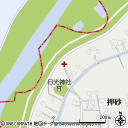 茨城県つくばみらい市押砂717周辺の地図