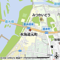 〒303-0004 茨城県常総市水海道元町の地図