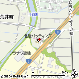 福井県福井市下荒井町33周辺の地図