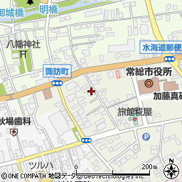 茨城県常総市水海道諏訪町3275周辺の地図