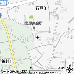 埼玉県北本市石戸3丁目202周辺の地図