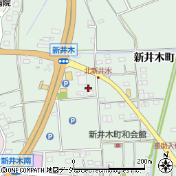 茨城県常総市新井木町91周辺の地図