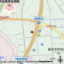 茨城県常総市新井木町108周辺の地図