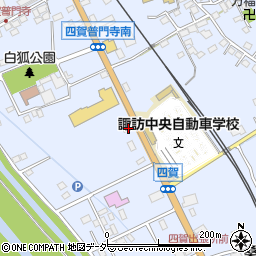長野県諏訪市四賀普門寺575-1周辺の地図