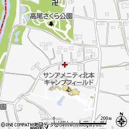埼玉県北本市高尾9丁目203周辺の地図