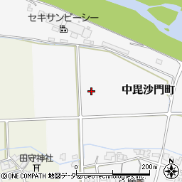福井県福井市中毘沙門町周辺の地図