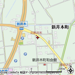 茨城県常総市新井木町205周辺の地図