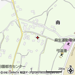 茨城県行方市南223-1周辺の地図